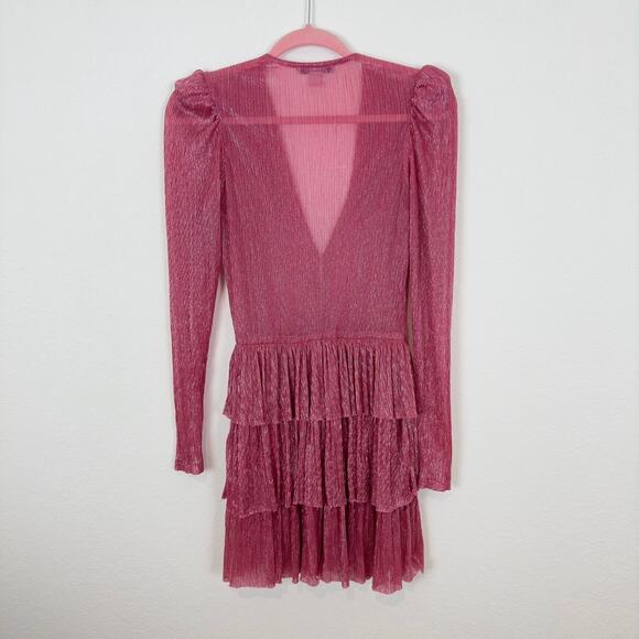 Sabina Musayev Carry Mini Dress in Hot Pink Size Small - Picture 4 of 11